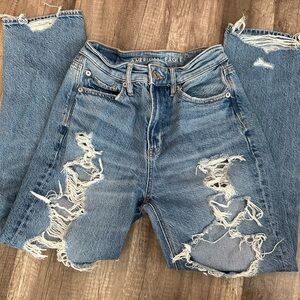 AE mom jeans